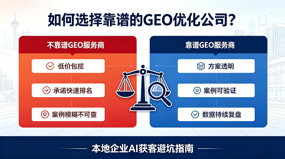 衢州如何选择靠谱的GEO优化公司？本地企业AI获客避坑指南